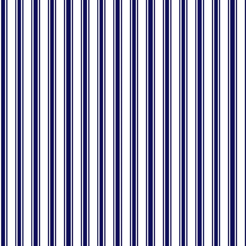 RM Coco Fabric Double Dutch Stripe Cobalt