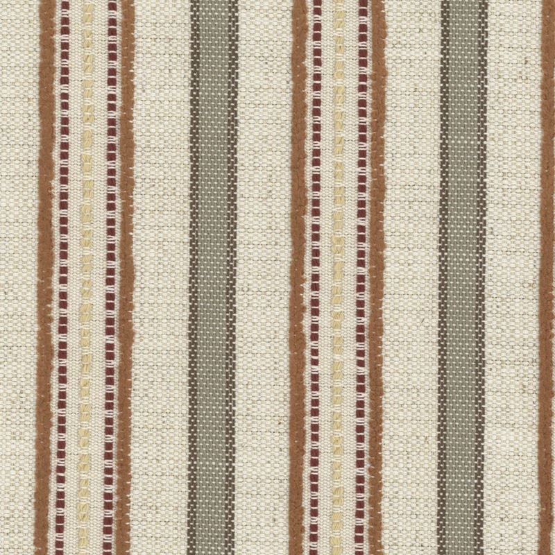 RM Coco Fabric French Laundry Stripe Crypton Spice Road
