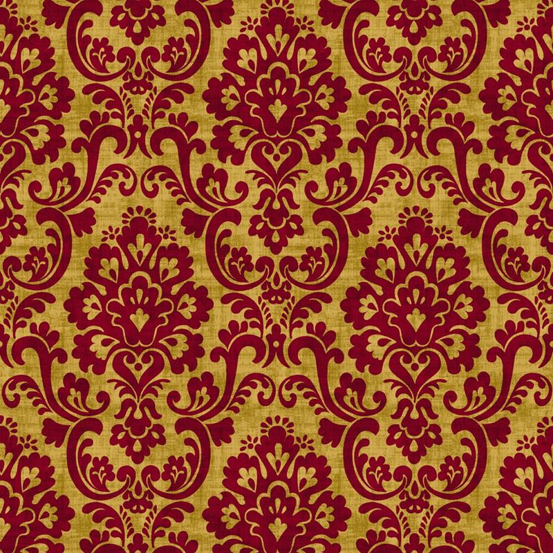 RM Coco Fabric Frescato Damask Etruscan