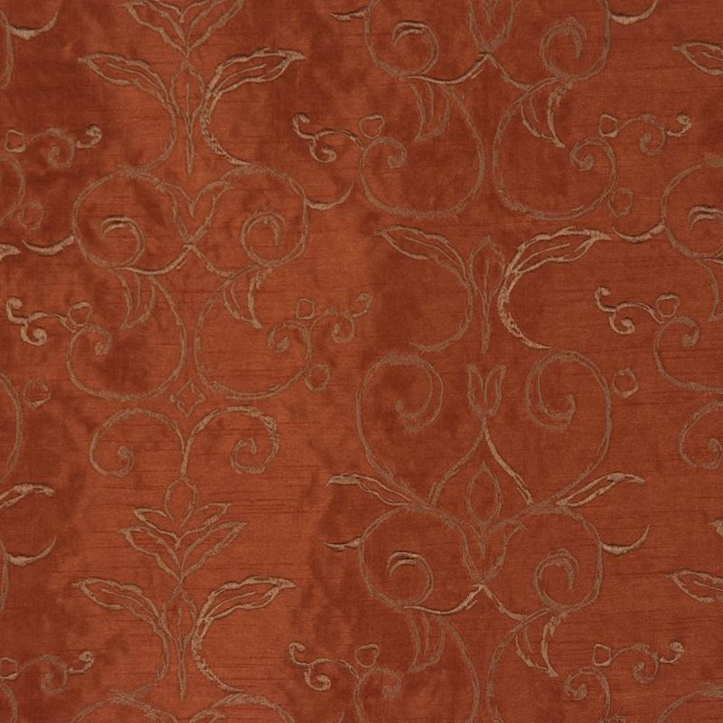 RM Coco Fabric GRIMM Rust Embroid